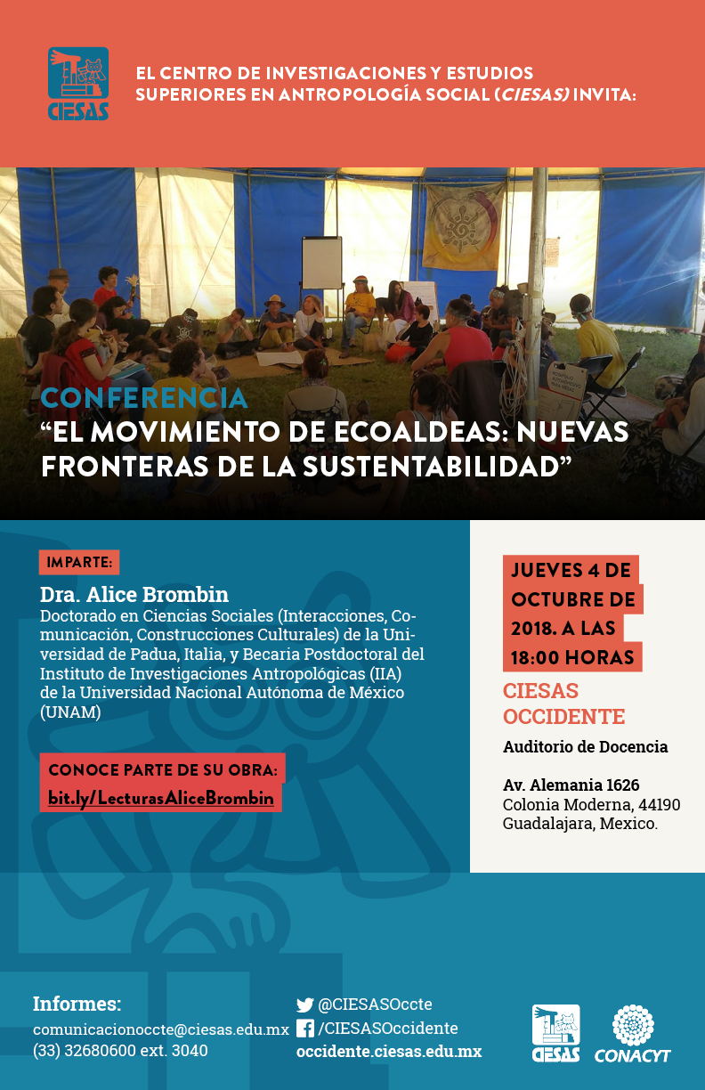seminario y conferencia alice bromine ciesas occidente